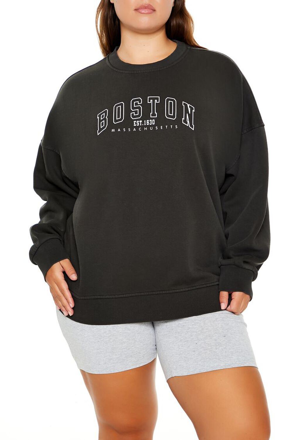 Plus Size Graphic Pullover