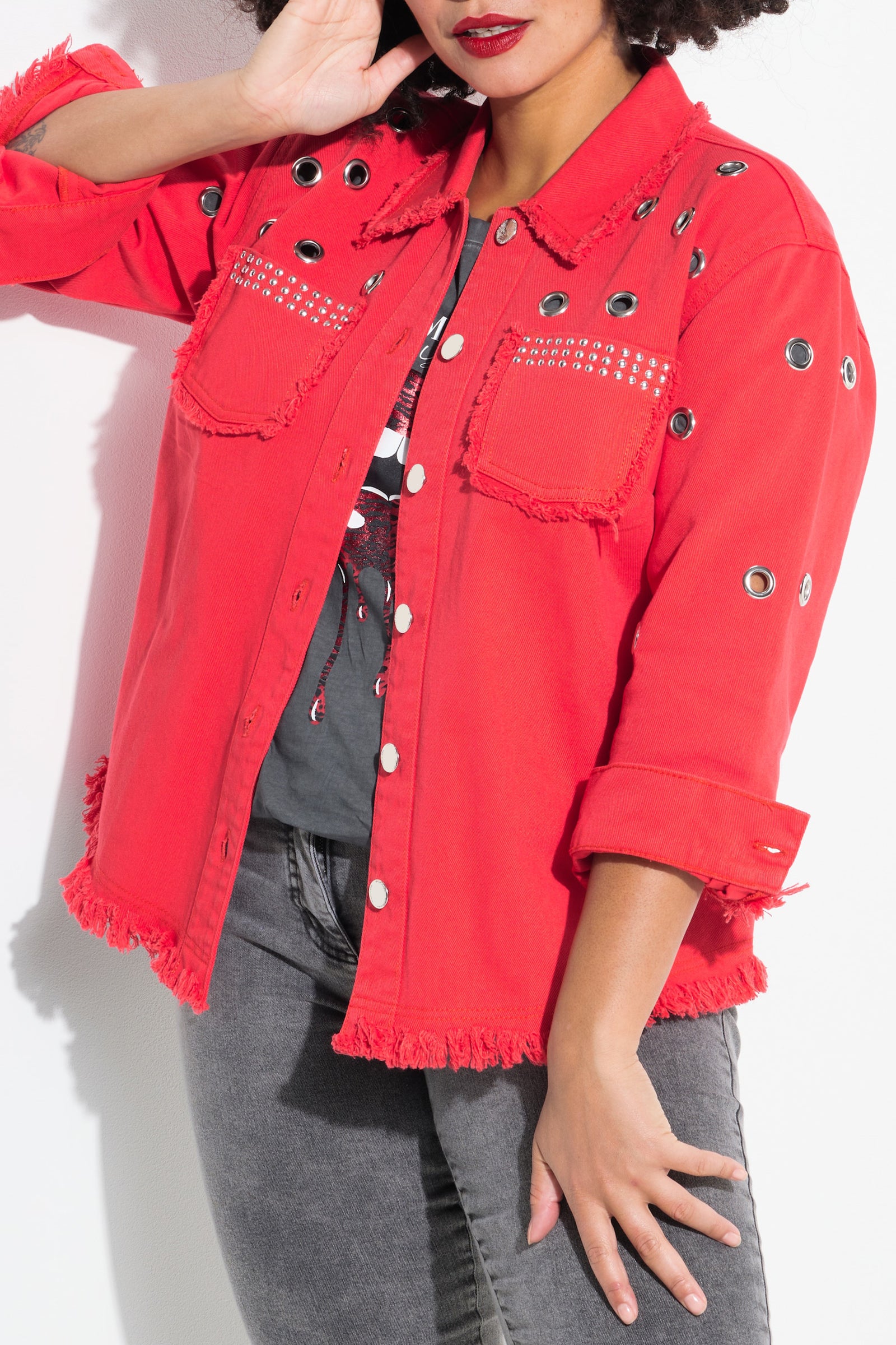 Shirt Collar Denim Jacket