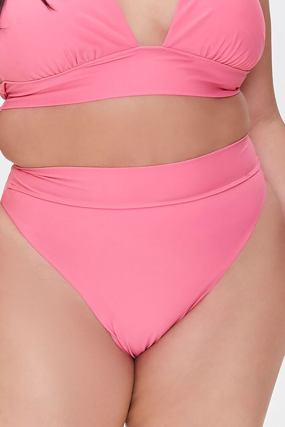 Plus Size High-Rise Bikini Bottoms