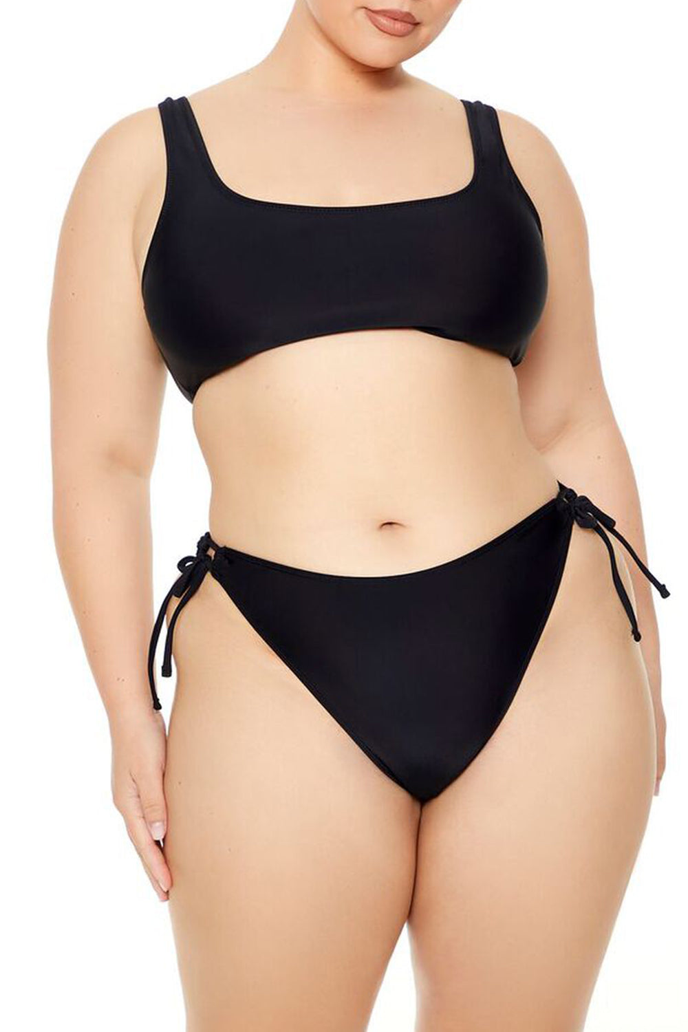Quần bikini buộc dây bên hông cỡ lớn 