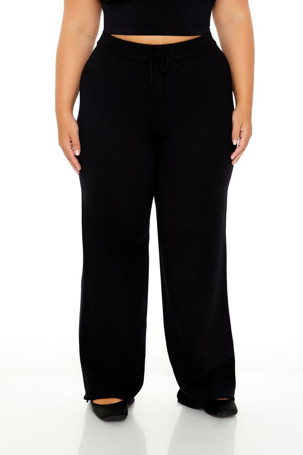 Plus Size Sweater-Knit Pants