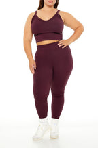 Plus Size Seamless High-Rise Leggings